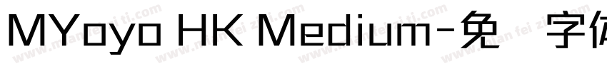 MYoyo HK Medium字体转换